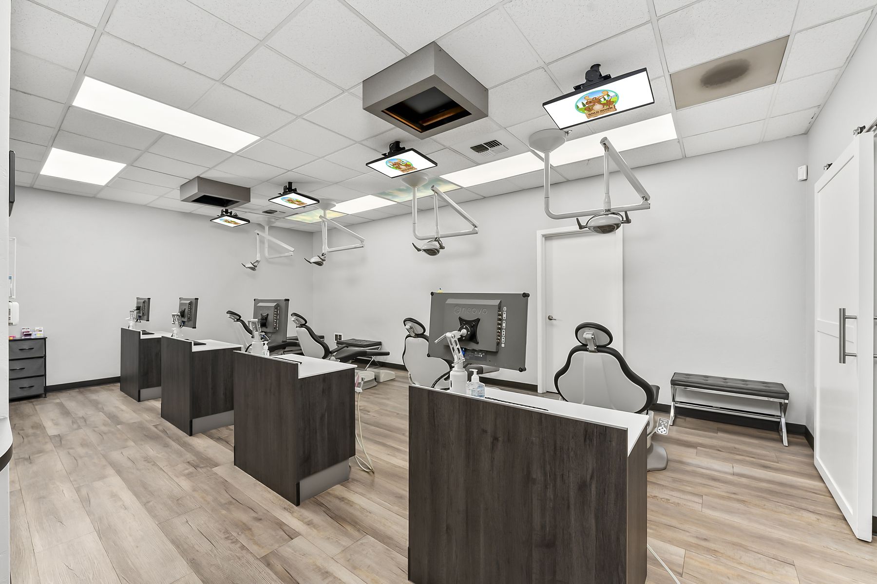 Open treatment bay at Gold River Pediatric Dentistry