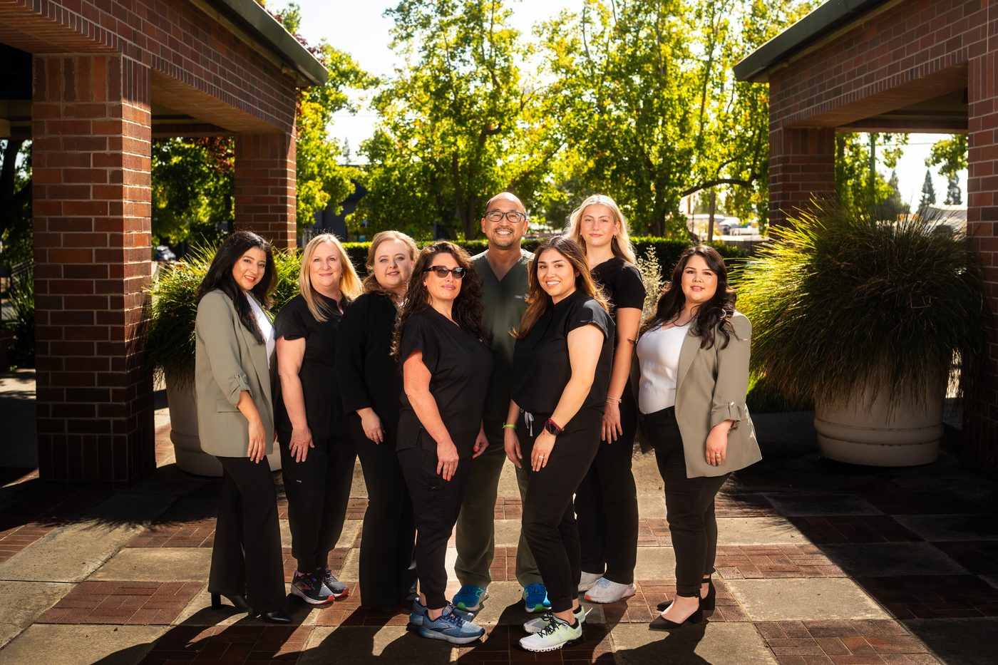 The Gold River Pediatric Dentistry team together